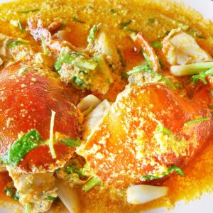 cara memasak kepiting santan
