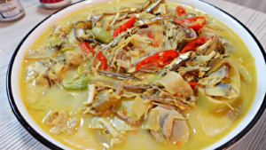 jantung pisang santan