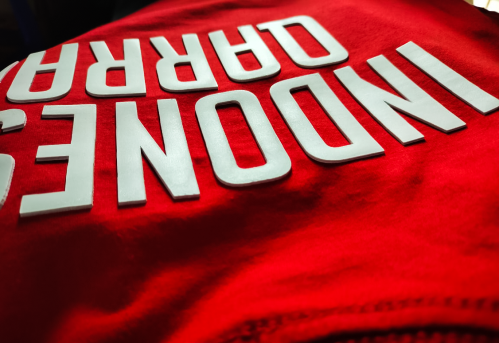Kaos Sablon Teknik High Density