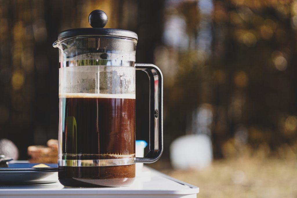 cara membuat kopi franch press