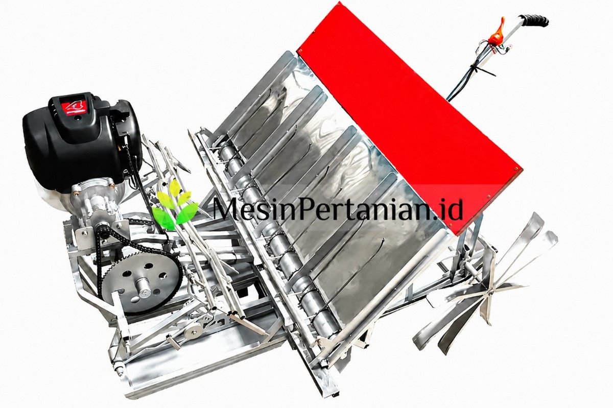 cara menggunakan mesin tanam padi 4 baris