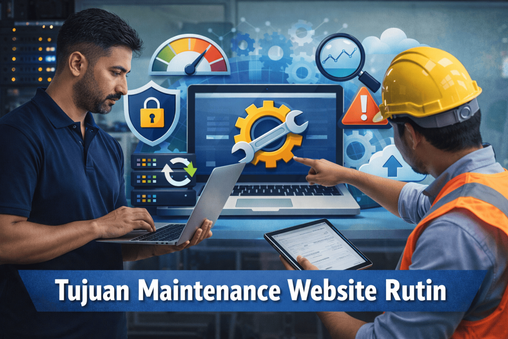 tujuan maintenance website rutin