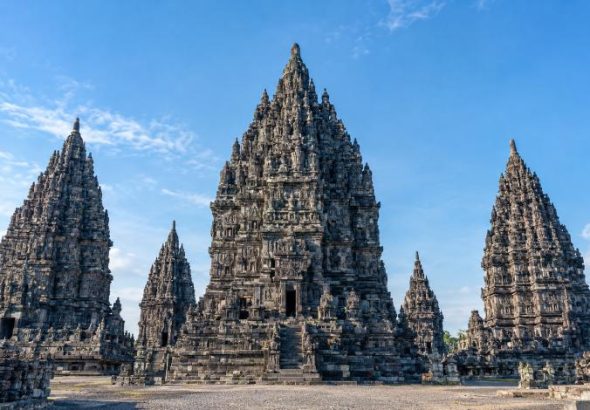 prambanan temple towers