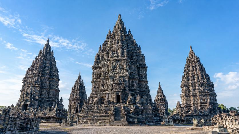 prambanan temple towers